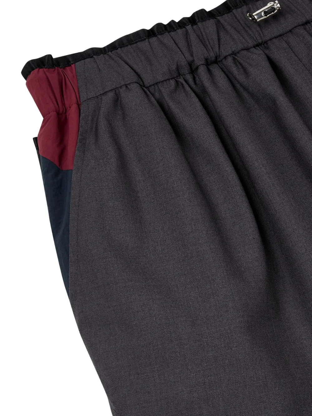 STUDIO TOMBOY Gelaagde knielange shorts met zak Grijs