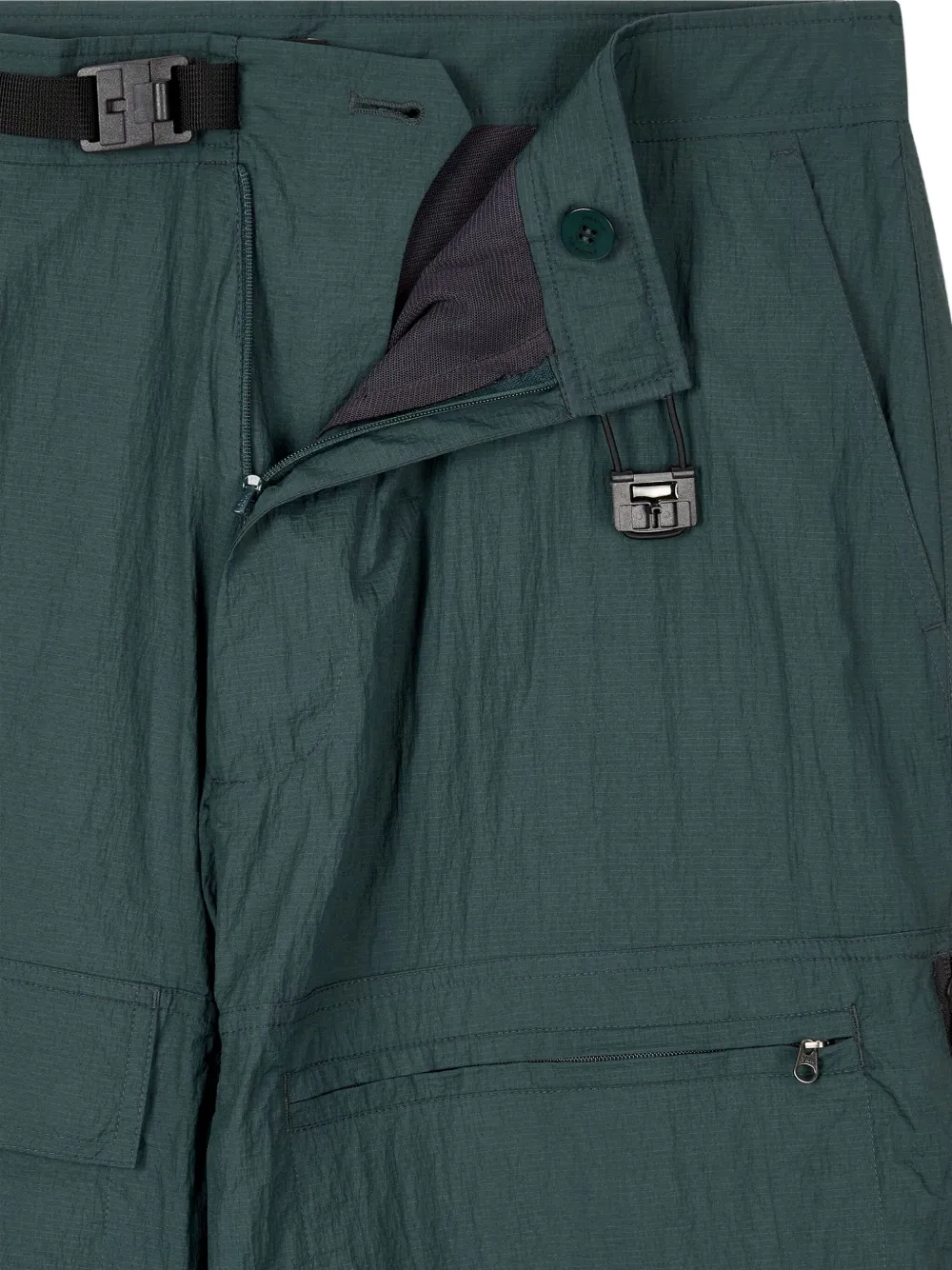 STUDIO TOMBOY Cargo broek met afneembare zoom Groen