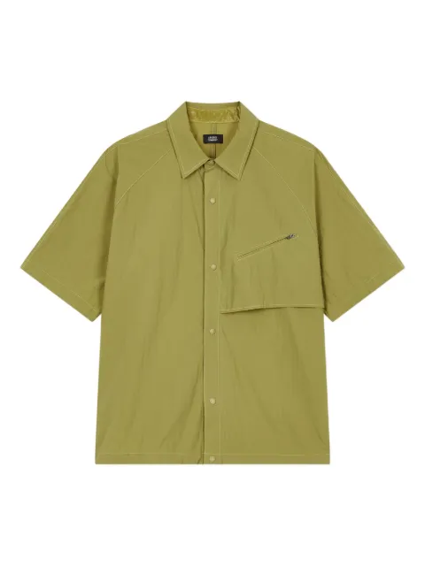 STUDIO TOMBOY raglan zip-pocket shirt