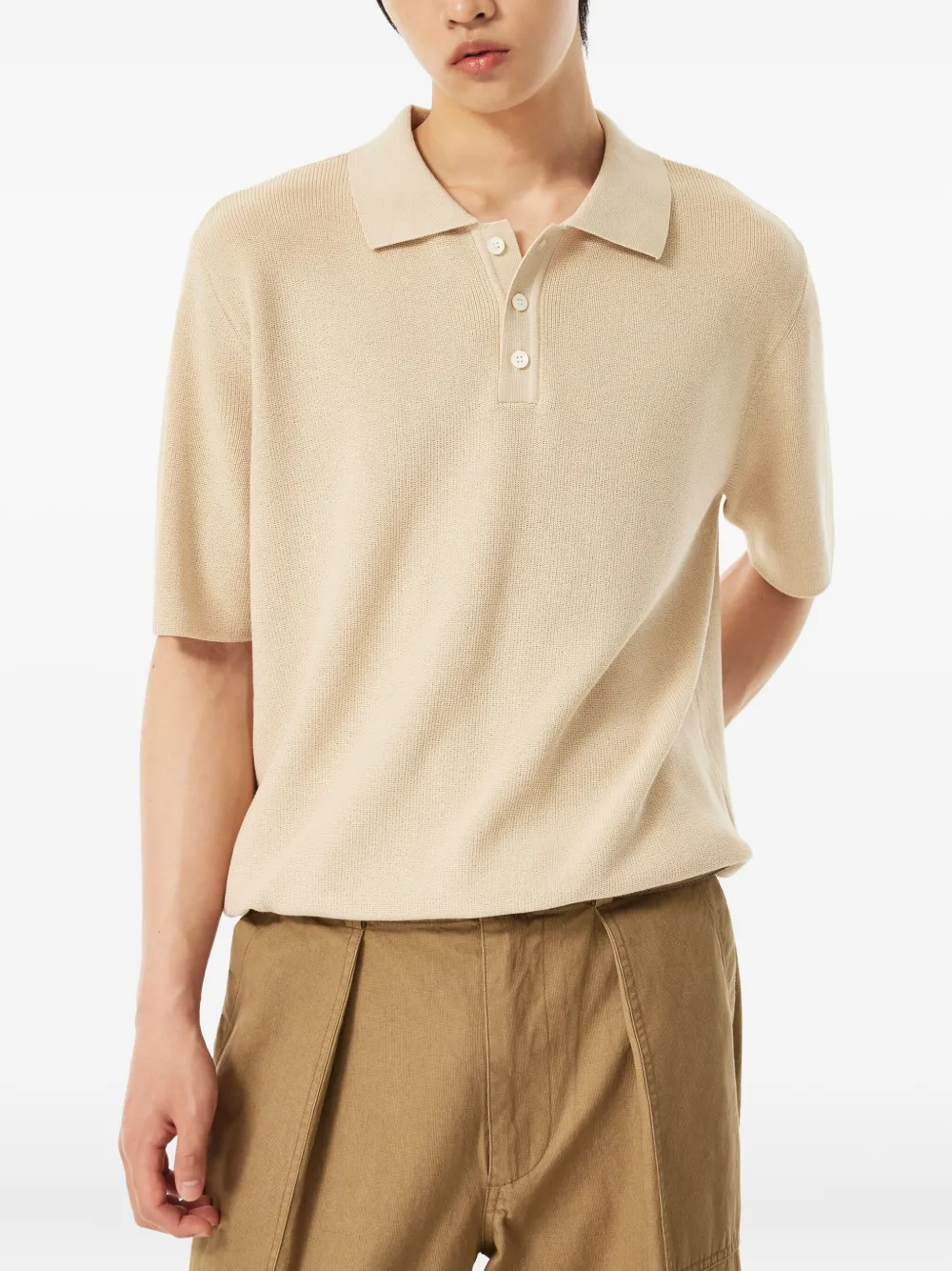 STUDIO TOMBOY polo-collar ribbed sweater | Knitted Sweaters | Image 2