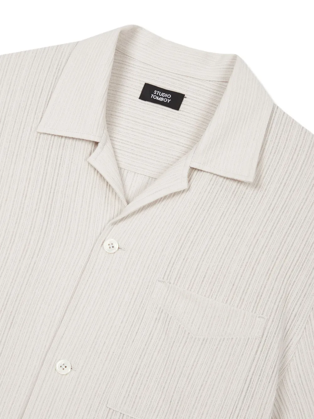 STUDIO TOMBOY Gestreept overhemd Grijs