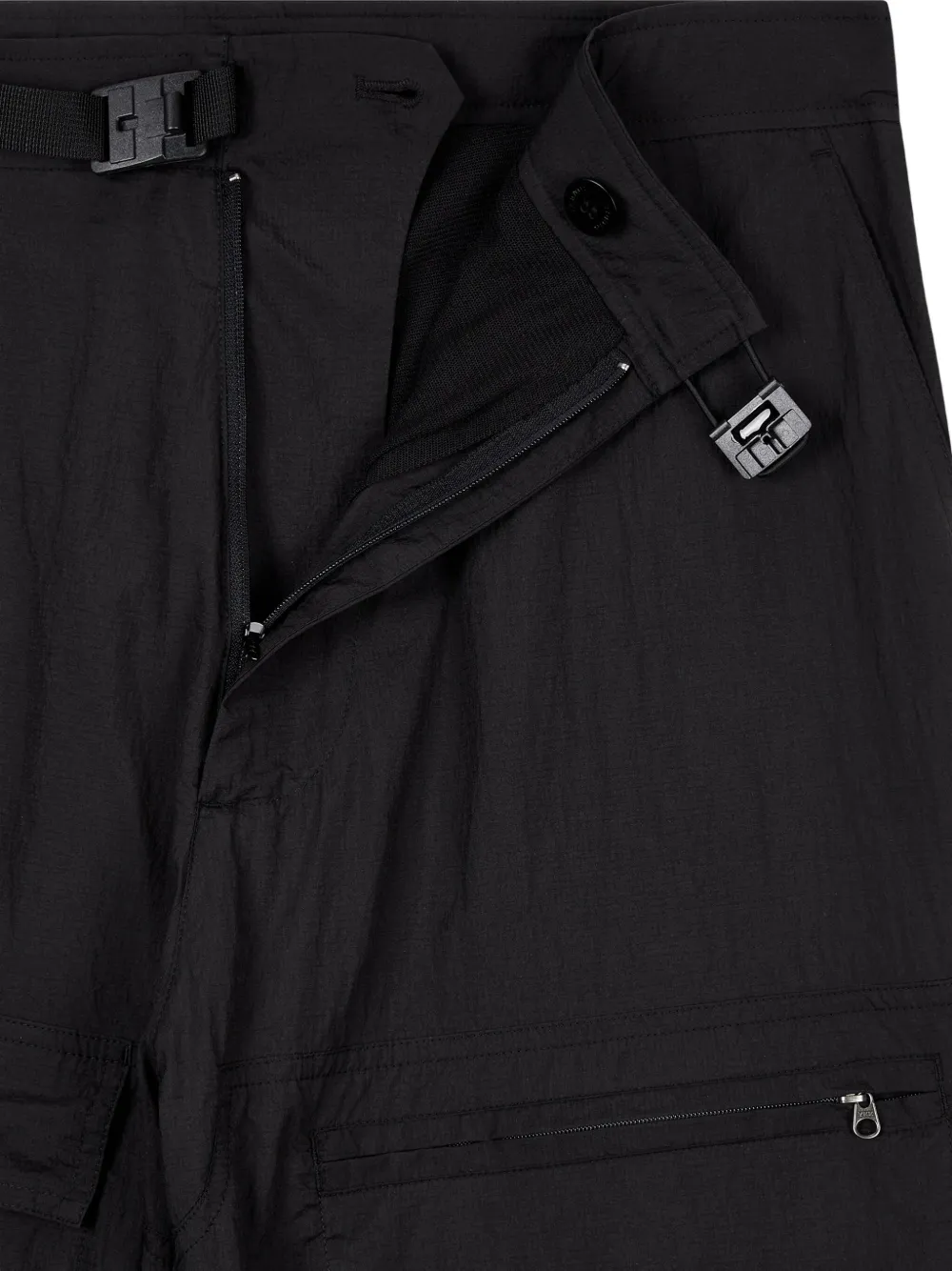STUDIO TOMBOY Cargo broek met afneembare zoom Zwart