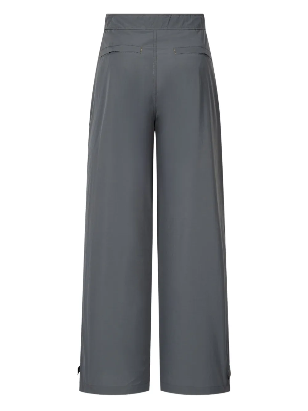 STUDIO TOMBOY Broek met wijde pijpen en gesp - Grijs