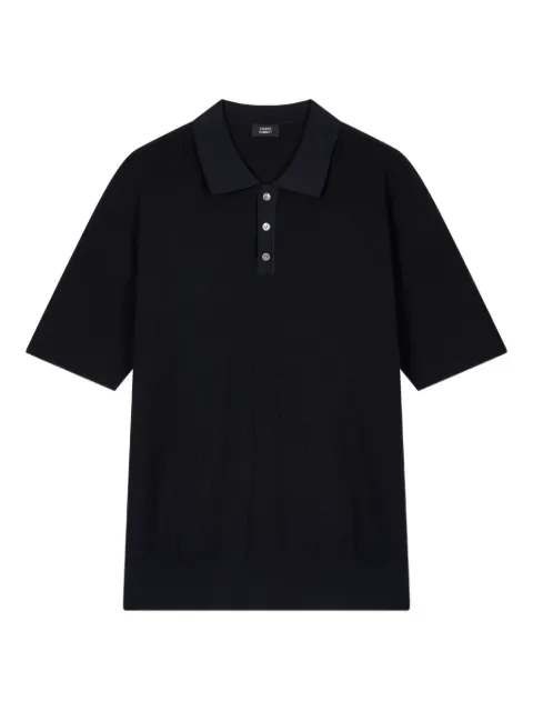 TOMBOY polo en maille côtelée