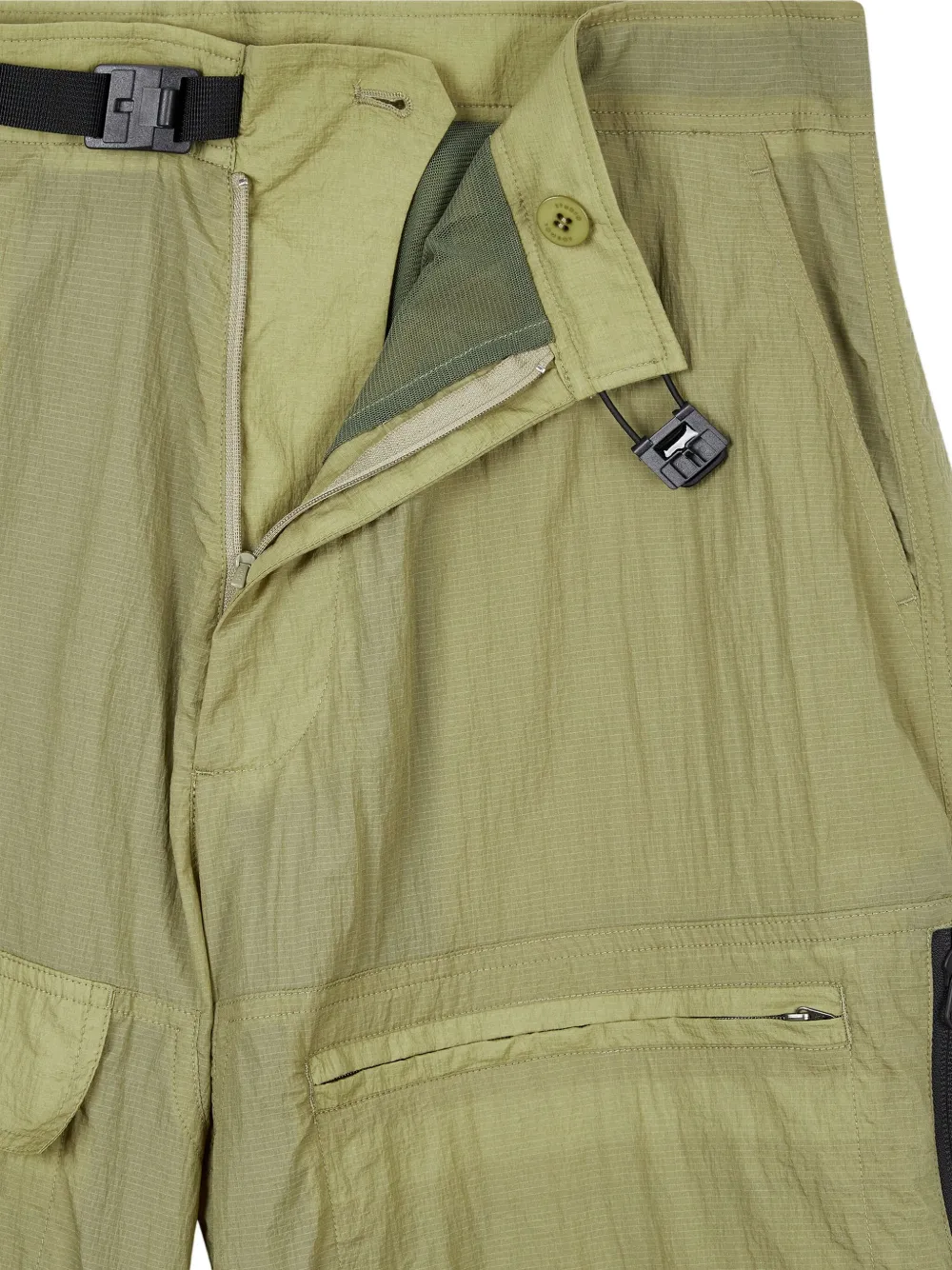 STUDIO TOMBOY detachable-panel cargo trousers Groen