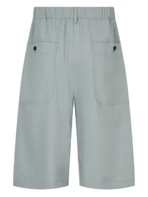 SALE【AMI】テーラード ニーレングス ショートパンツ 45Rスーピマオックスの908イージーポッポショートパンツ: WOMEN｜45R