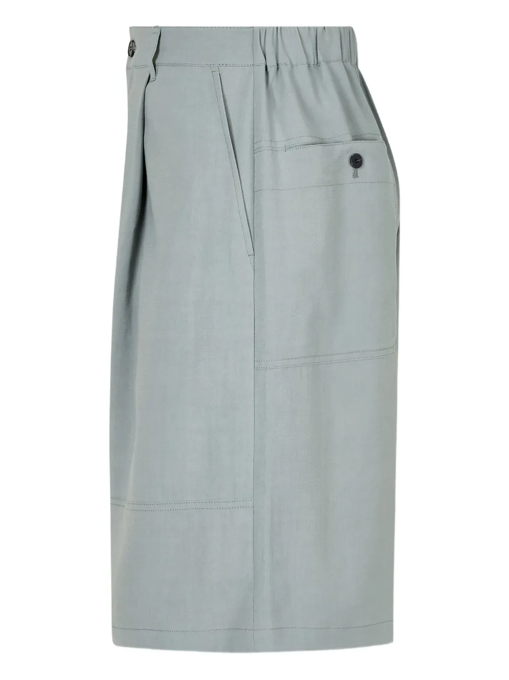 STUDIO TOMBOY pleated pocket shorts Groen
