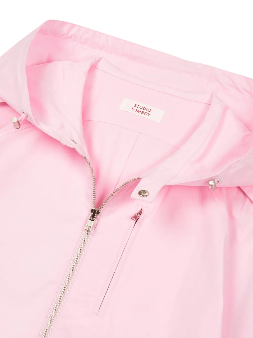 Studio Tomboy Zip-up Hoodie In Pink