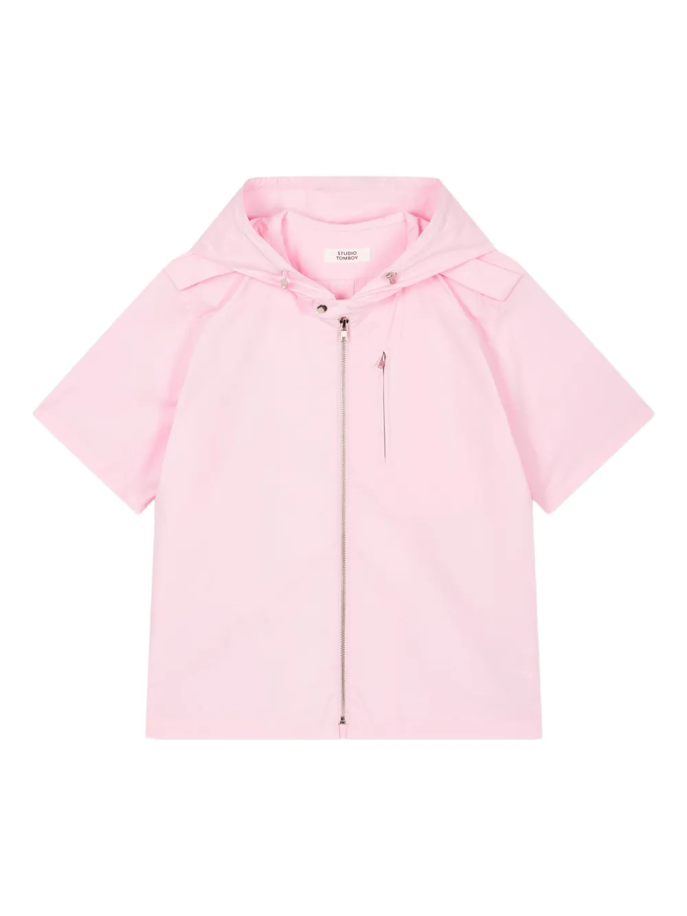 Studio Tomboy Zip-up Hoodie In Pink