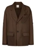STUDIO TOMBOY buttoned notched jacket - Brown