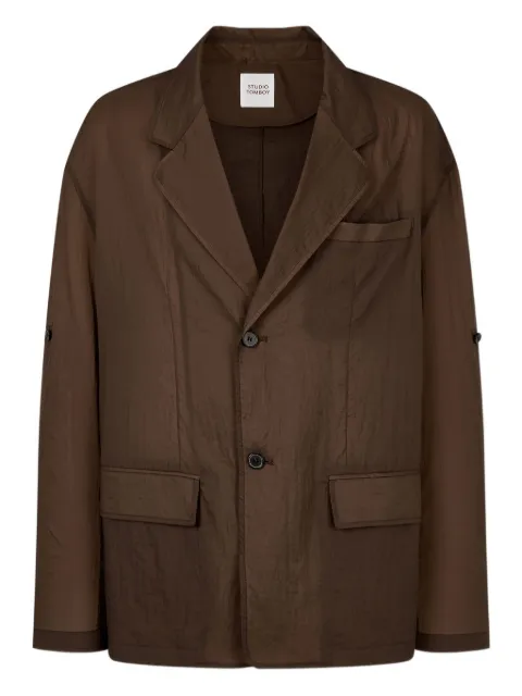 STUDIO TOMBOY buttoned notched jacket