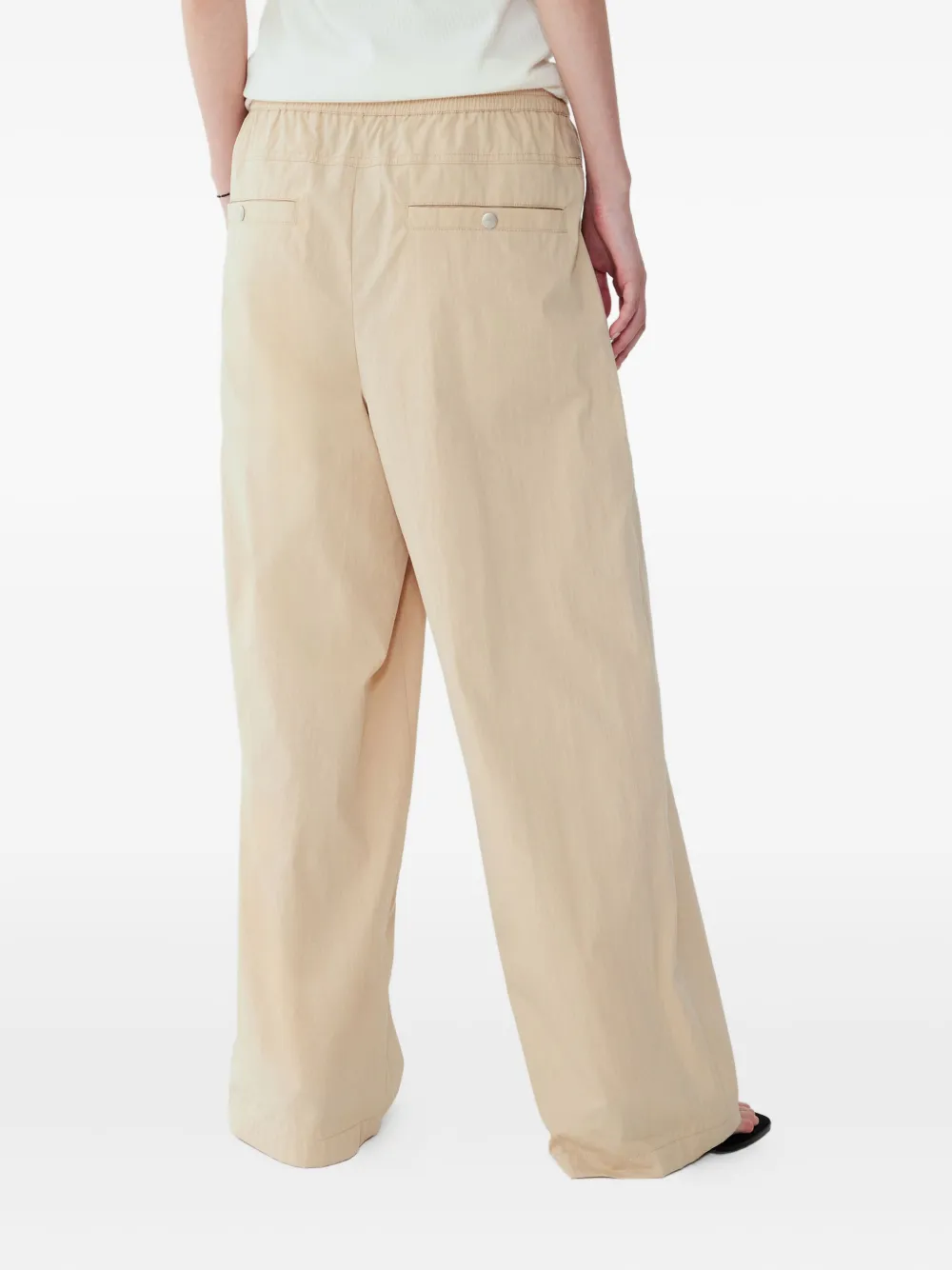 STUDIO TOMBOY Broek met tailleband Beige