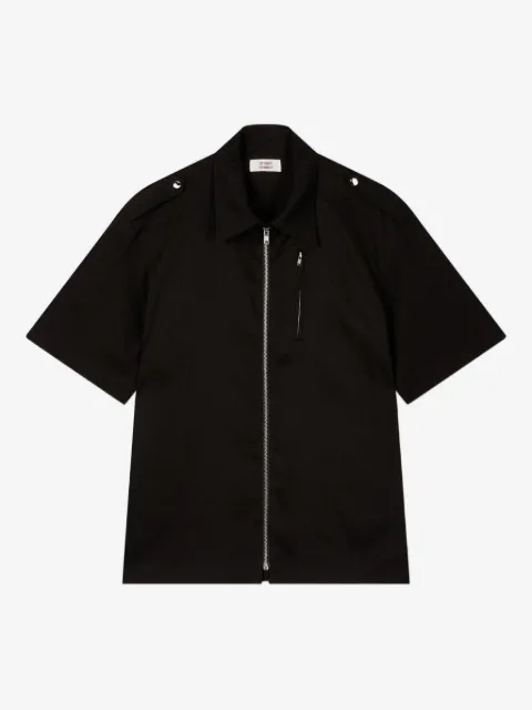 TOMBOY zip-fastening short-sleeve shirt
