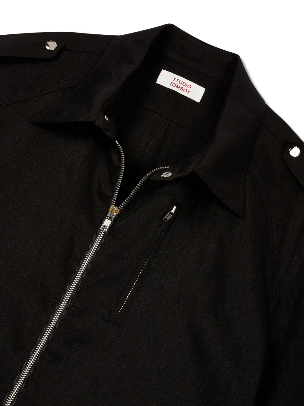 STUDIO TOMBOY Shirt met korte mouwen Zwart