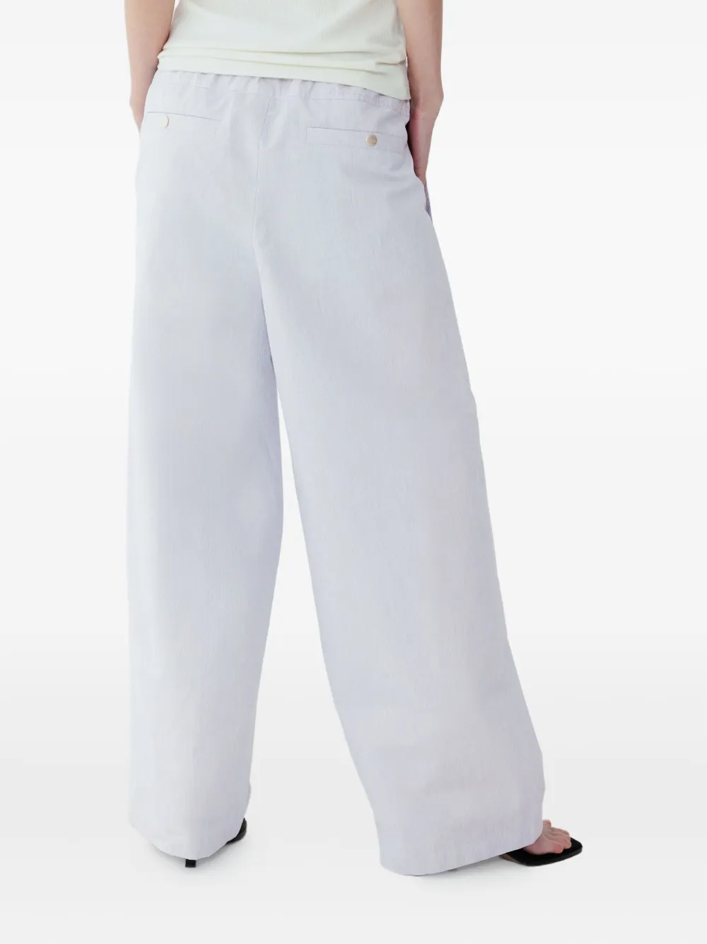 STUDIO TOMBOY Broek met tailleband Blauw