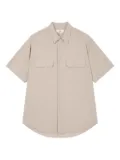 STUDIO TOMBOY double-pocket short-sleeve shirt - Neutrals