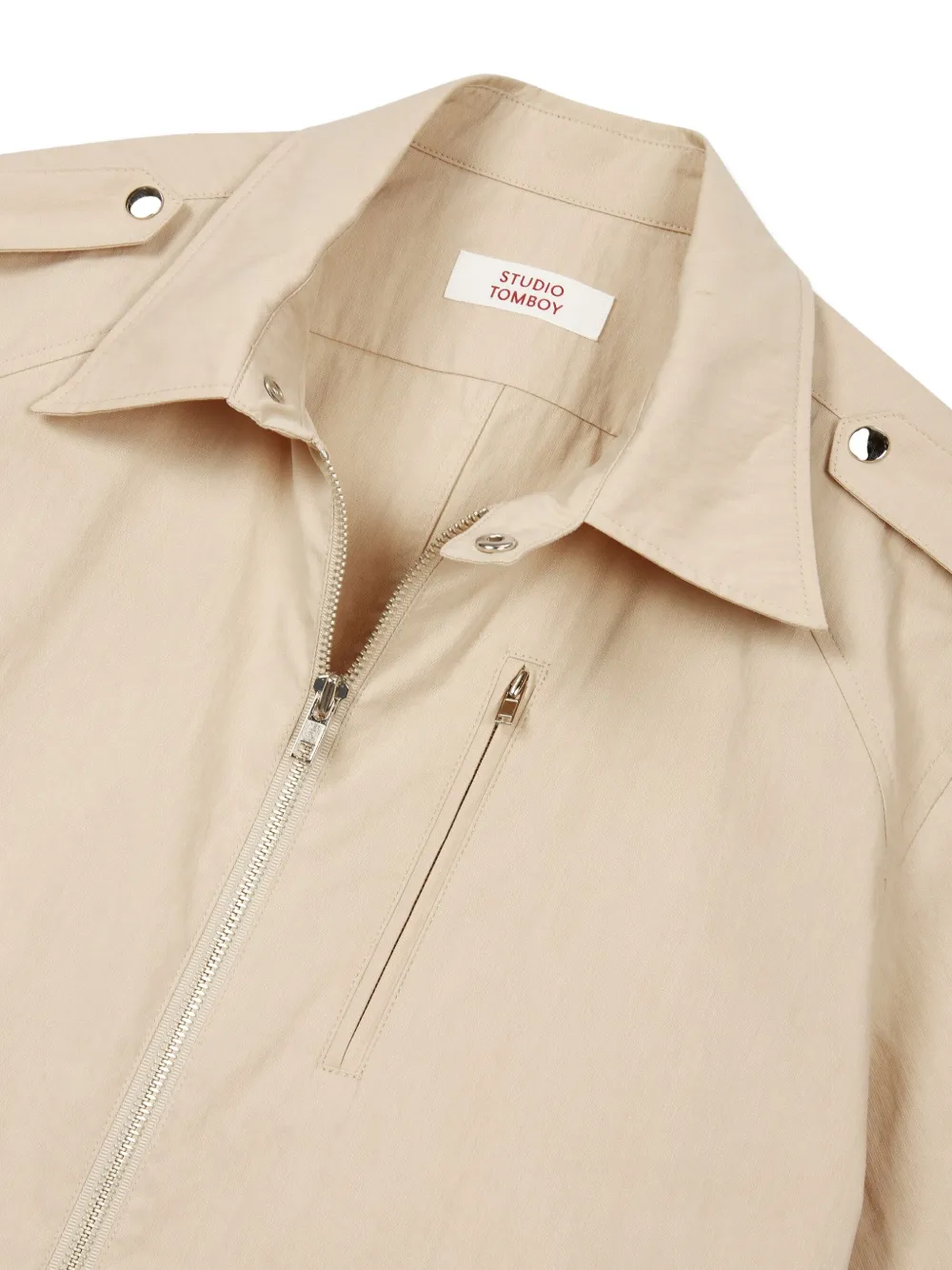 STUDIO TOMBOY Shirt met korte mouwen Beige