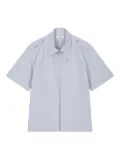 STUDIO TOMBOY zip-fastening shirt - Blue