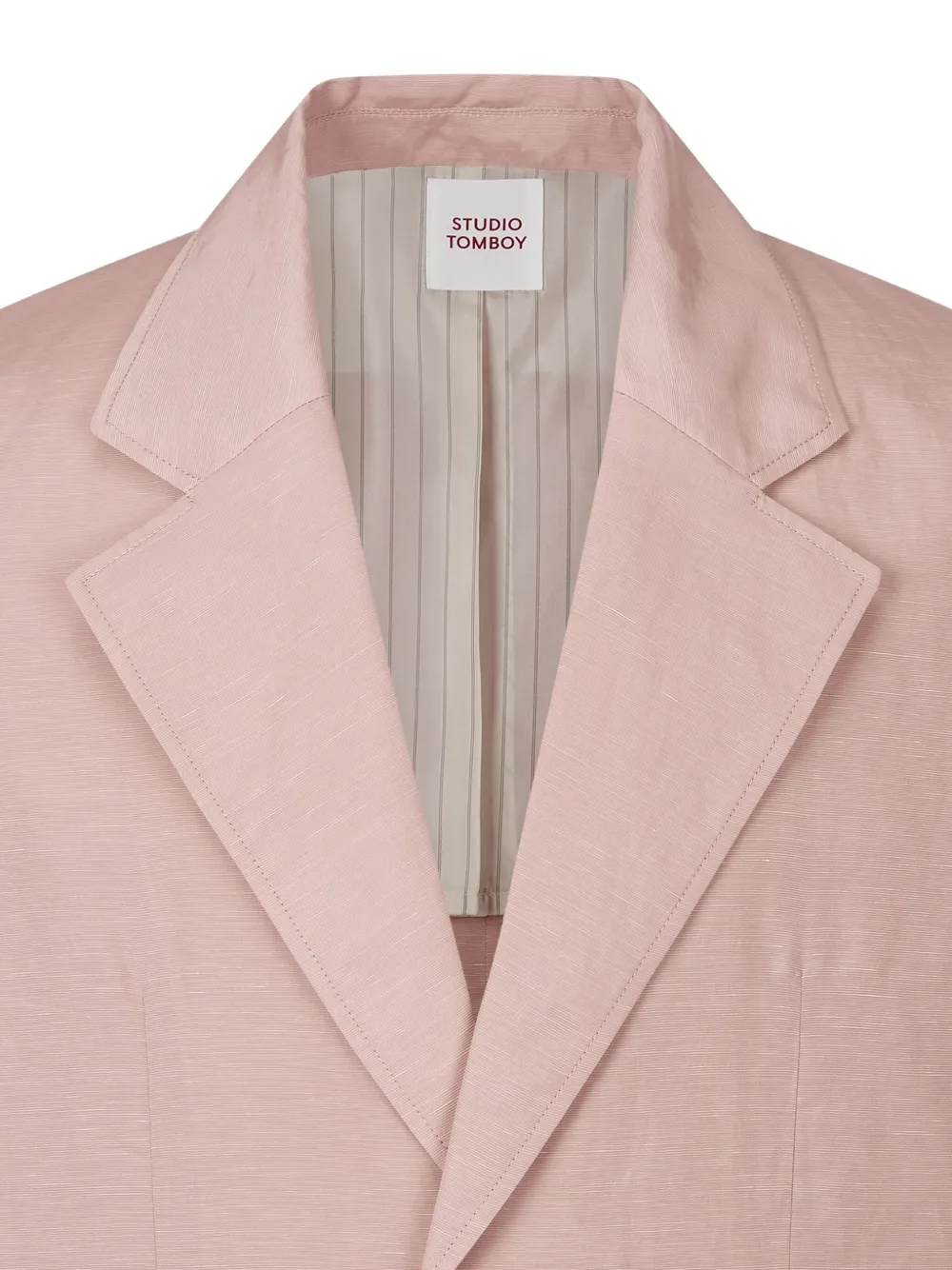 STUDIO TOMBOY Blazer met enkele rij knopen Roze