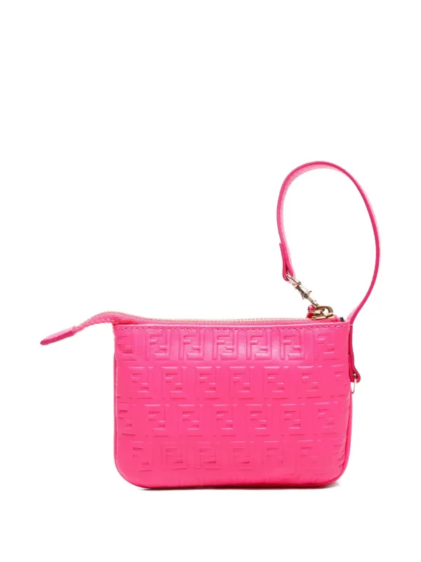 Fendi Pre-Owned 2010-2020 Zucca Clutch Bag Pink FARFETCH PH