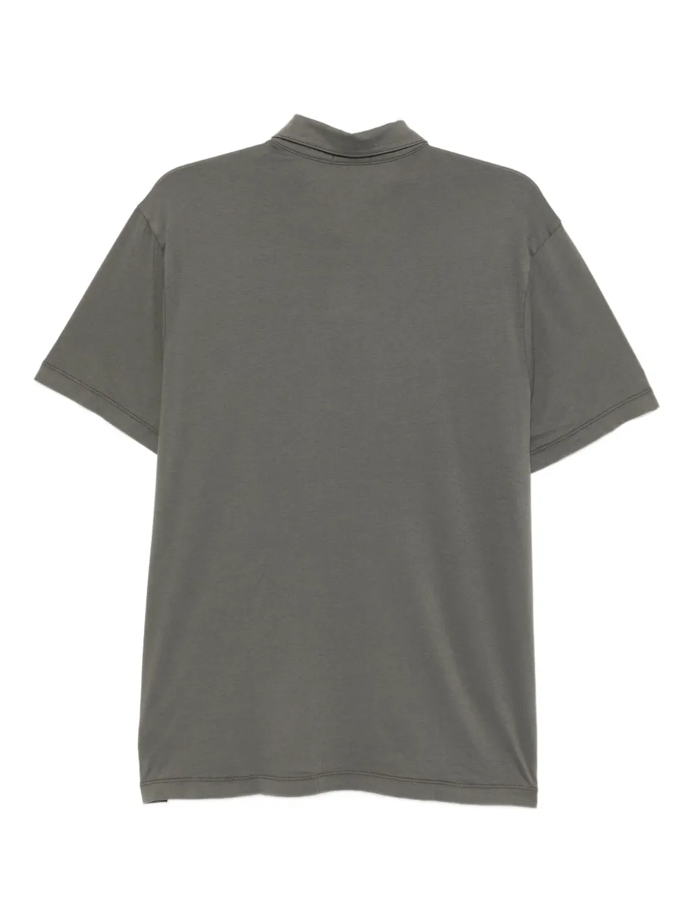 James Perse brushed-lotus polo shirt Groen