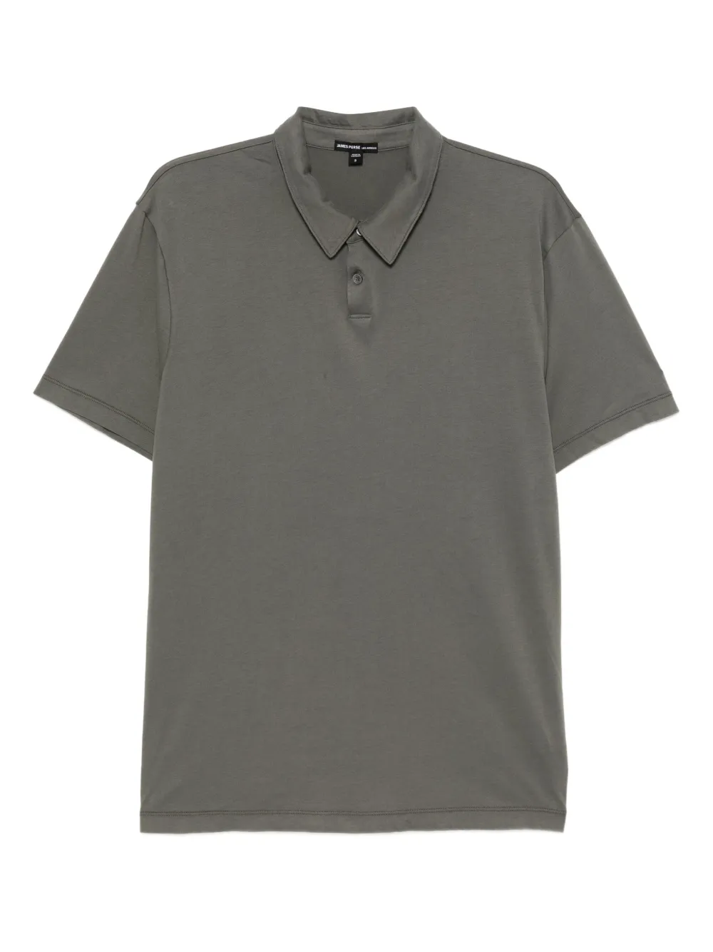 James Perse brushed-lotus polo shirt Groen
