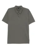 James Perse brushed-lotus polo shirt - Green