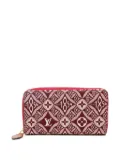 Louis Vuitton Pre-Owned 2020 monogram-jacquard wallet - Red