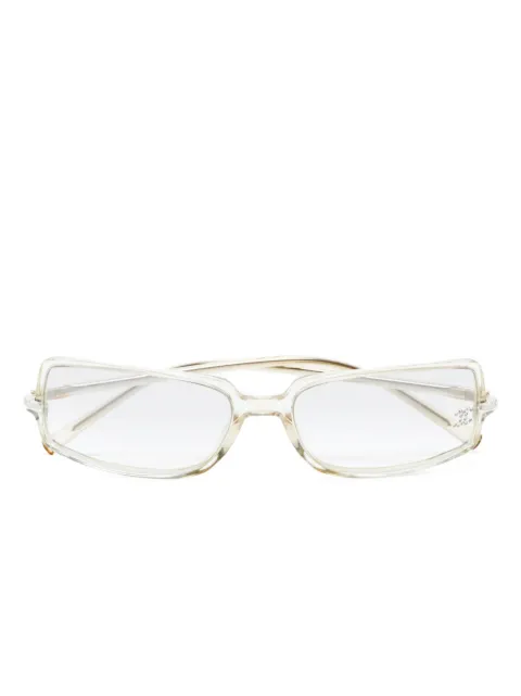 CHANEL Pre-Owned 2000s rectangle-frame sunglasses