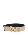 Ferragamo Gancini reversible leather belt - Neutrals