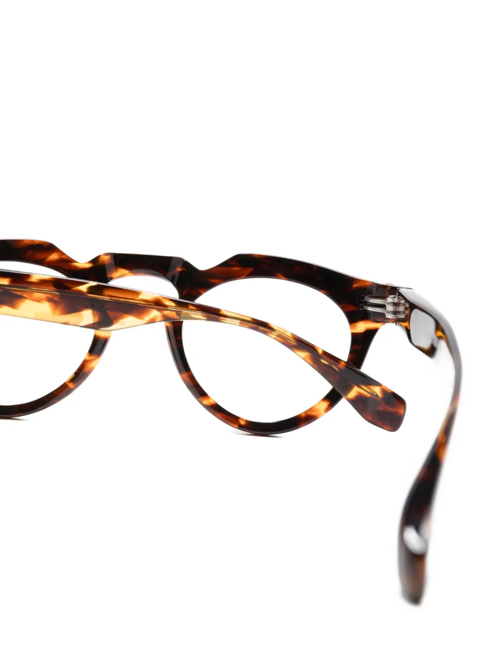  Factory900 Round-frame Glasses - Brown 