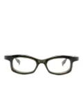 Factory900 rectangle-frame glasses - Green