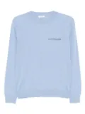 Peserico crew-neck embroidered sweater - Blue