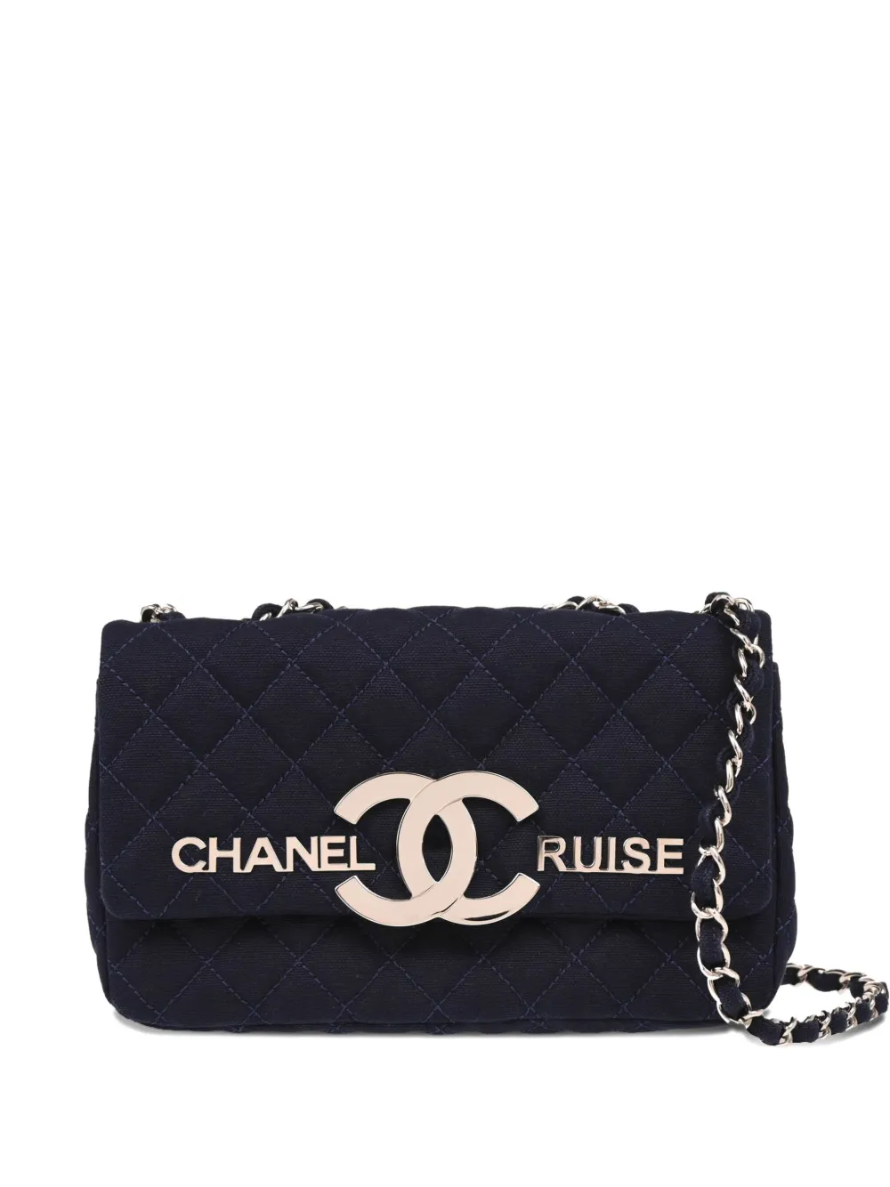 Pre-owned Chanel 2008 Cruise Line Bag In Blue