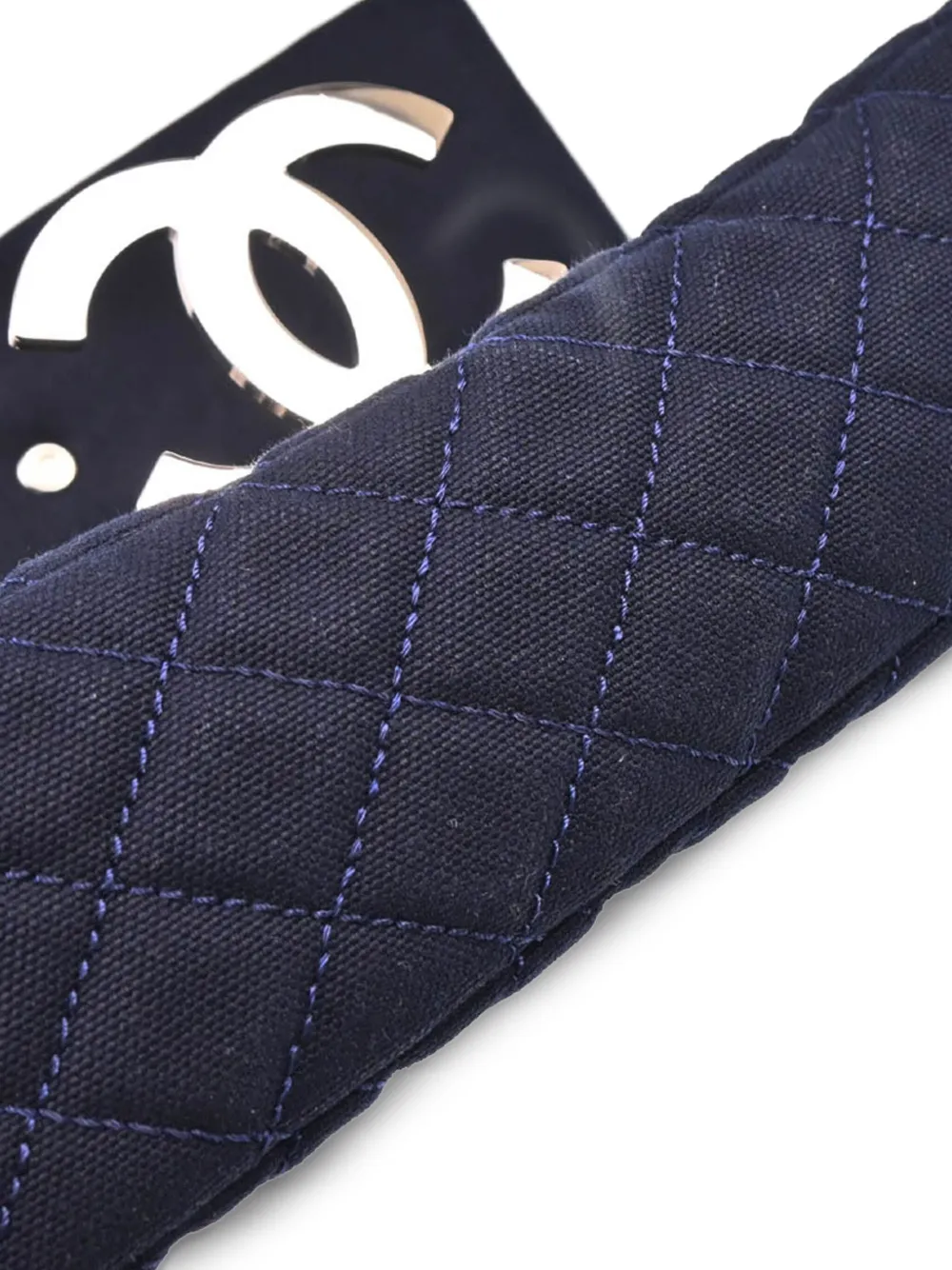 Pre-owned Chanel 2008 Cruise Line Bag In Blue