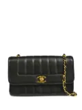 CHANEL Pre-Owned 1995 Mademoiselle lambskin shoulder bag - Black