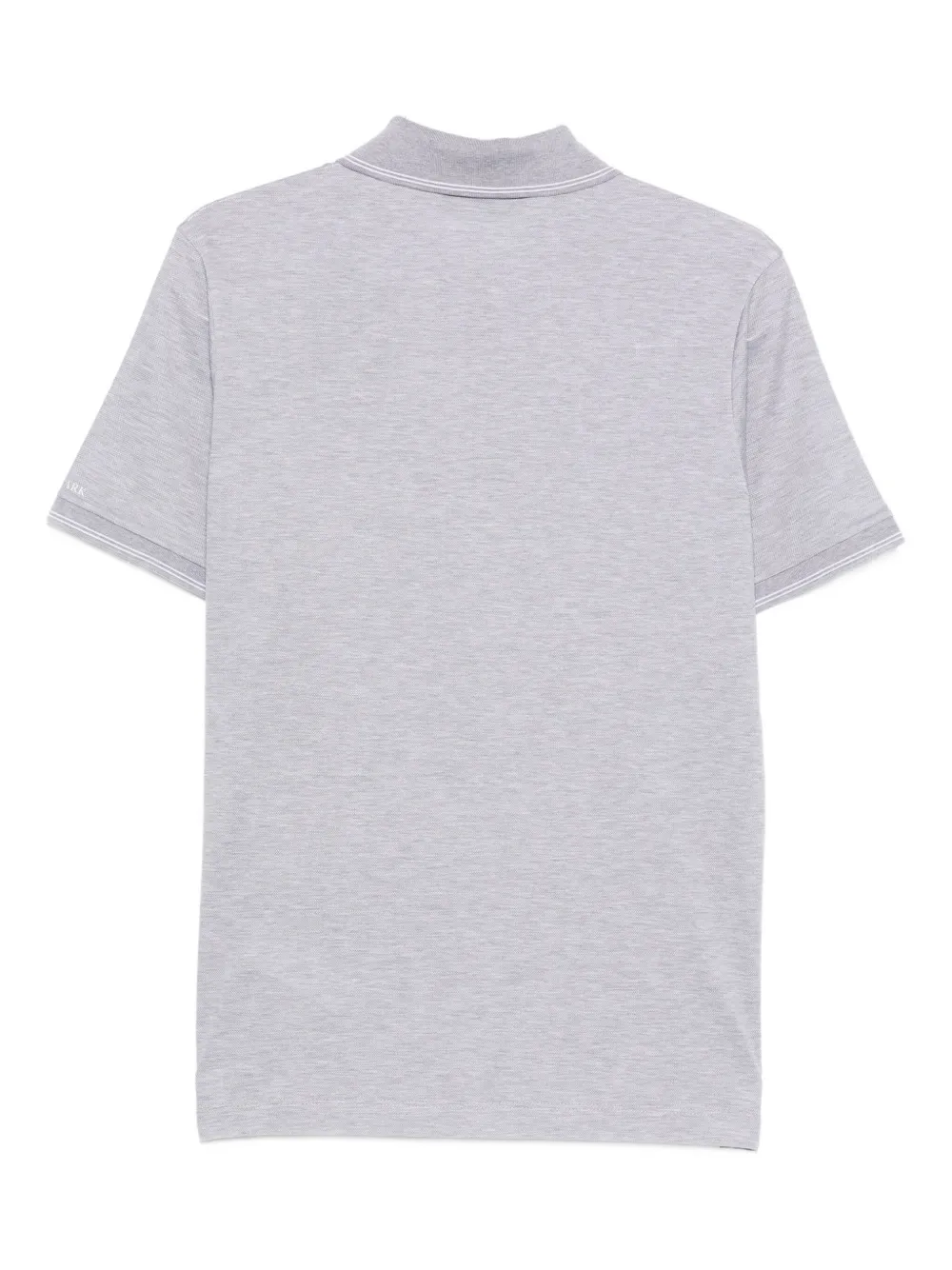 Paul & Shark short-sleeve half-zip polo shirt Grijs