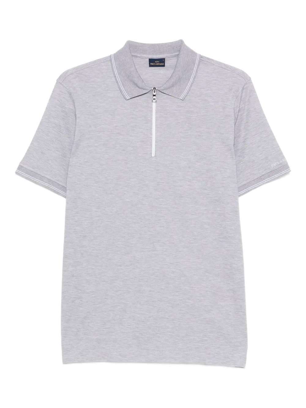 Paul & Shark Poloshirt met halve rits Grijs
