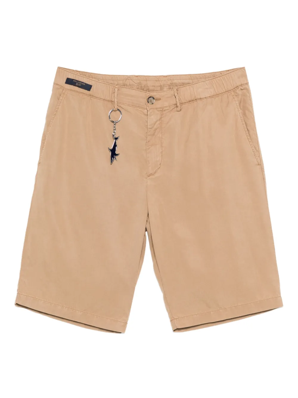 Paul & Shark Shorts met sleutelhanger Bruin