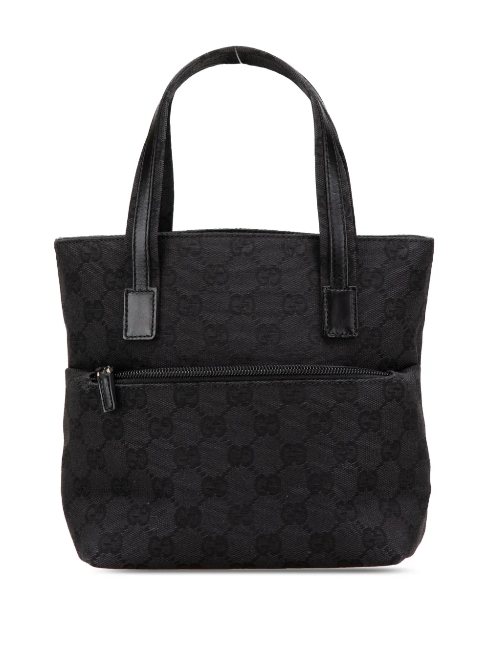 Gucci Pre-Owned 2000-2015 GG キャンバス ハンドバッグ - ブラック Gucci Pre-Owned 2000-2015 GG キャンバス ハンドバッグ - ブラック