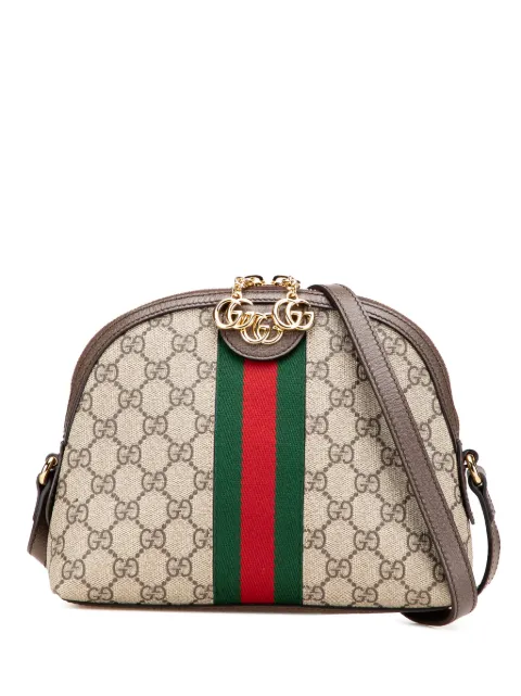 Gucci Pre-Owned شنطة كروس 'GG سوبريم أوفيديا دوم' صغيرة 2016-2025