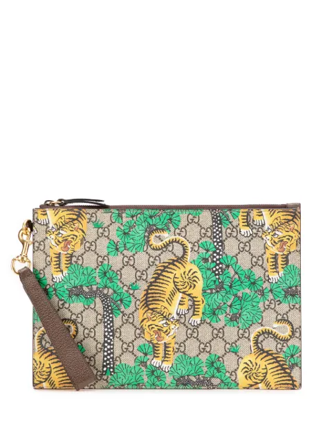 Gucci Pre-Owned 2000-2015 GG Supreme Bengal clutch bag