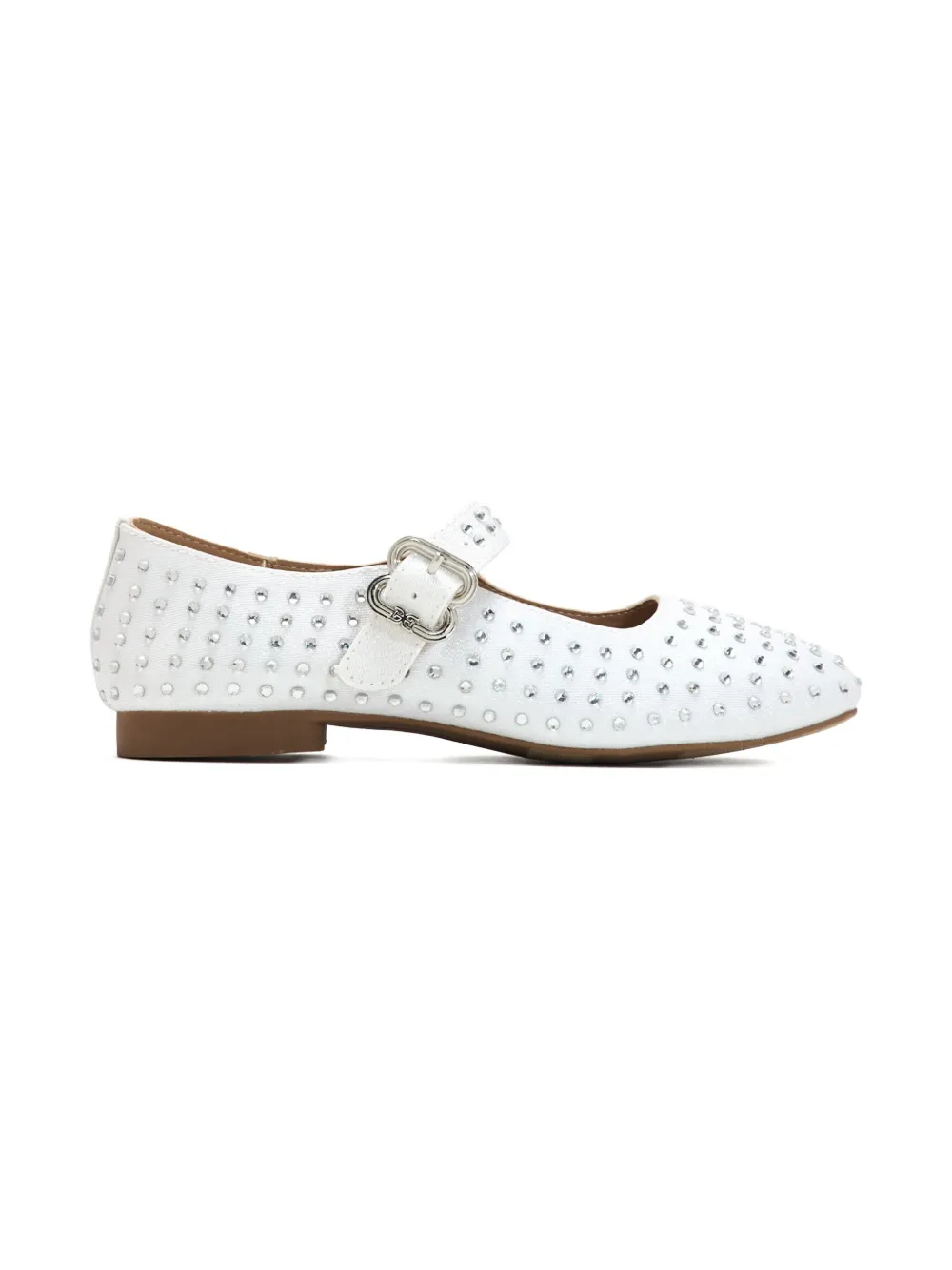 Sam Edel Ballerina's met kristallen Wit