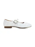 Sam Edelman crystal-embellished ballet flats - White