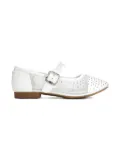 Sam Edelman crystal-embellished mesh ballet flats - White