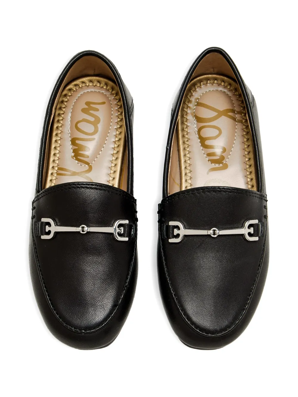 Sam Edelman Loraine leren loafers Zwart