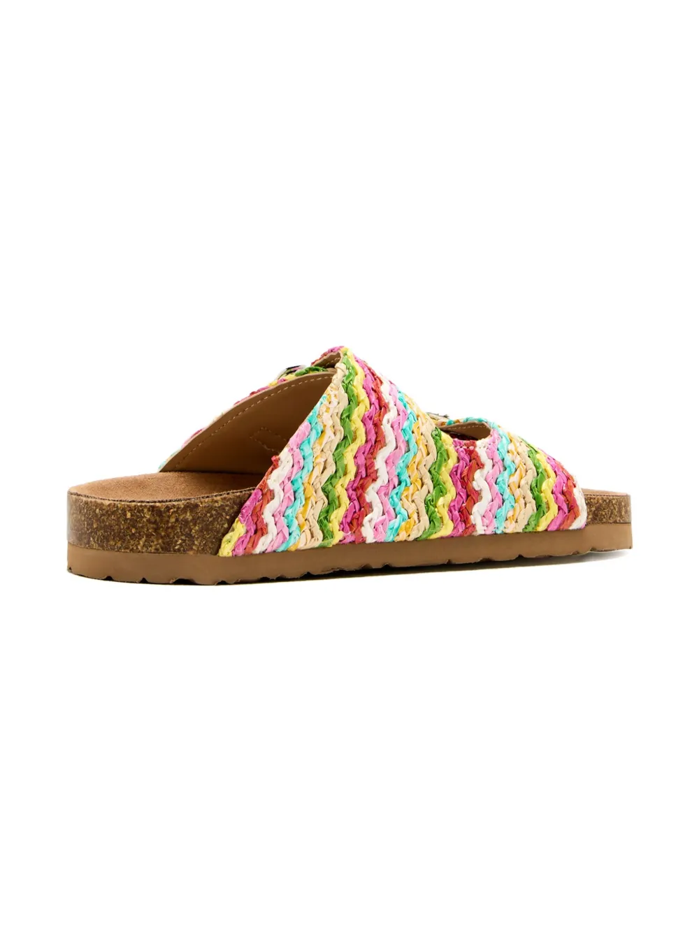 Sam Edelman Kenzie woven double-buckle sandals - Roze