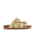 Sam Edelman Kenzie woven double-buckle sandals - Pink