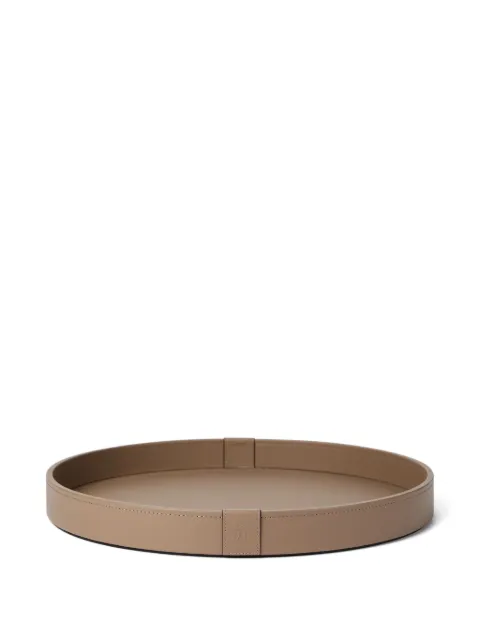Brunello Cucinelli leather round tray (40 cm)