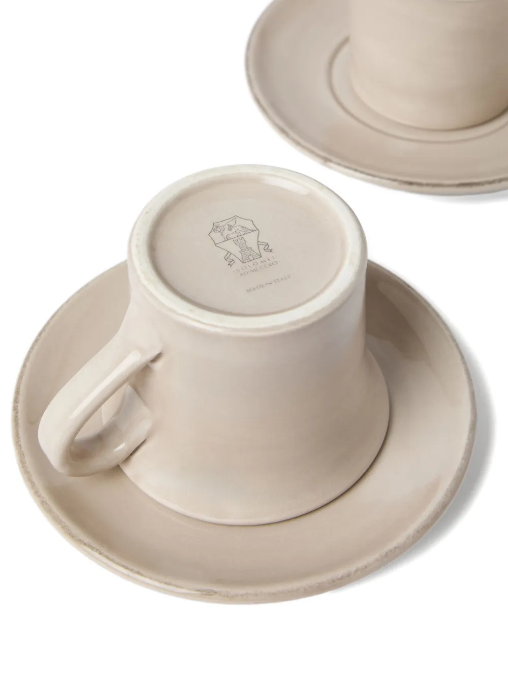 Brunello Cucinelli Ceramic Cup Set In Neutral